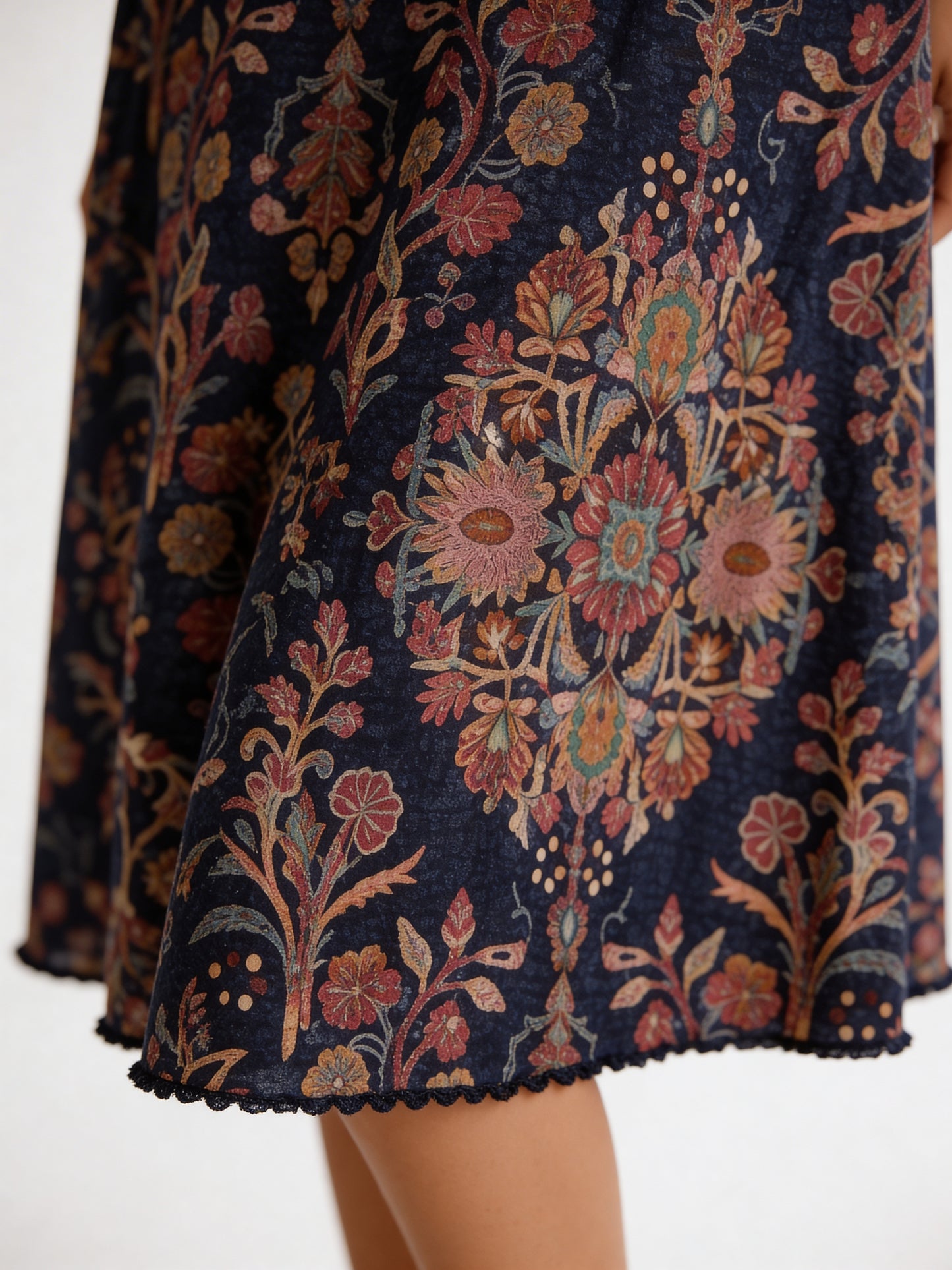 LEIRE - Vestido Largo de Estilo Étnico