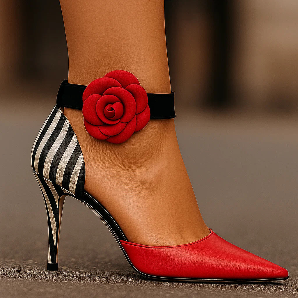 Rose Elegance – Tacones Elegantes y Cómodos para Mujer