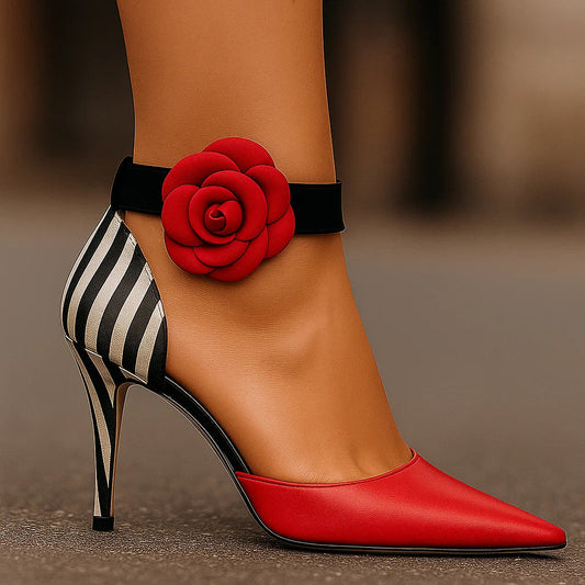 Rose Elegance – Tacones Elegantes y Cómodos para Mujer