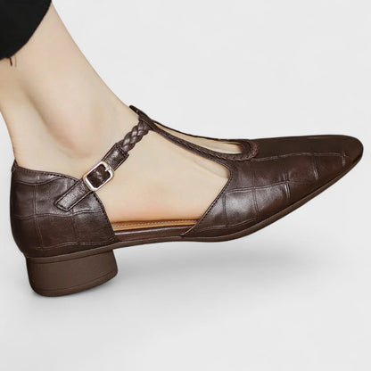 Elena™ – Zapatos Ortopédicos de Cuero para Mujer